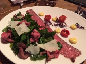 Roast beef salad